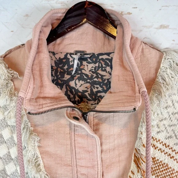 Free People | Everything Nice Multi Media Oversized Jacket, M - Picture 4 of 14